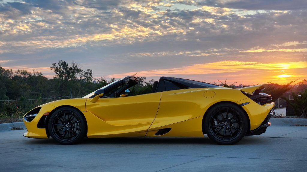Yellow McLaren 720S Spider showcasing performance upgrades designed for the M840T twin-turbo platform.