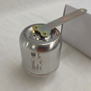 McLaren accumulator wrench tool installed on hydraulic accumulator