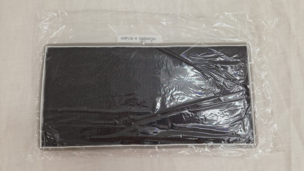 McLaren charcoal cabin filter layer for odor removal